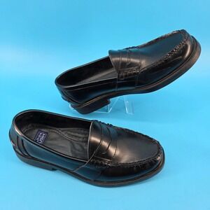 Nunn Bush Mens Black Leather Penny Loafers Slip On Dress Shoes 83338-01 Size 11M